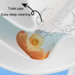 Household Octopus Wall Mounted Soft Rubber Toilet Brush - Image 8