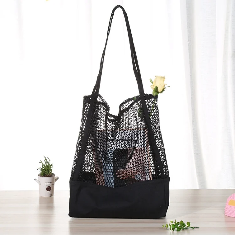 TBD060373201A_5.webp Transparent Mesh Single Shoulder Bag Student Bag - Image 6