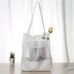 Transparent Mesh Single Shoulder Bag Student Bag - Image 7