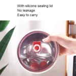 Double-Layer Stainless Steel Bowl With Lid Children Dinner Insulated Rice Bowl - Image 5