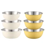 304 Stainless Steel Food Grade Dishes Bowl Kitchen Baking Stirring Bowl Vegetables Sandwood Basin - Image 2