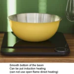 304 Stainless Steel Food Grade Dishes Bowl Kitchen Baking Stirring Bowl Vegetables Sandwood Basin - Image 7