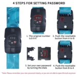 Luggage Cross Flying Landmark Customs Binding Belt - Image 4