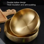 Stainless Steel Double Thickened Cold Noodle Bowl Rice Bowl - Image 5