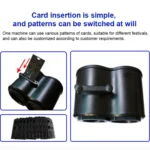 Not Easy To Fade Card Pattern 9W Double Cylinder Water Pattern Christmas Projection Light - Image 5