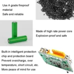 18V Hand Drill Lithium Battery Electric Tool Battery Pack For Makit BL1850 / BL1830 / BL1835 / LXT400 / 194204-5 - Image 8