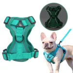 Pet Vest Harness + Traction Rope Set Reflective Breathable Dog Cat Harness - Image 2