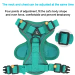 Pet Vest Harness + Traction Rope Set Reflective Breathable Dog Cat Harness - Image 3