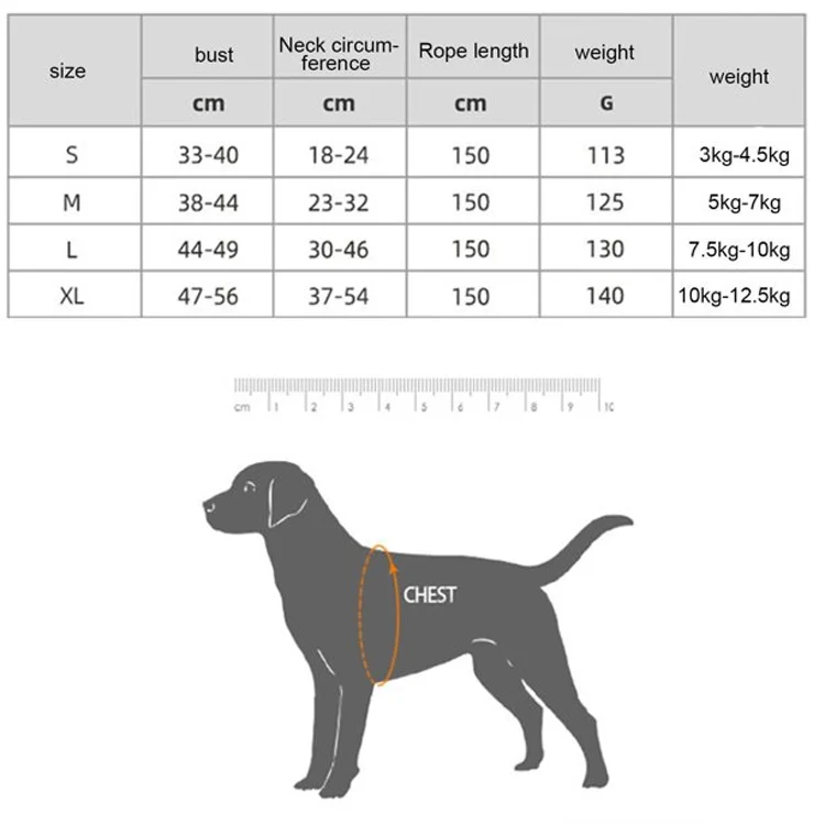TBD06037462_B9.webp Pet Vest Harness + Traction Rope Set Reflective Breathable Dog Cat Harness - Image 10