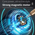 5 In 1 Haircut Digital Display Water Washing Shaver Nose Hair Electric Push Shear Set - Image 6