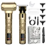 Men Haircut Shaving Knife 2 In 1 Set - Image 2