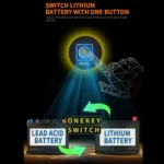 E-FAST 12V/24V Car Battery Emergency Starter Motorcycle Lithium Battery Charger - Image 11