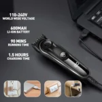 5 In 1 Men Multi-functional Haircut Carving Electric Shaver Reciprocating Shaver Set With Storage Bag - Image 6