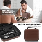 5 In 1 Men Multi-functional Haircut Carving Electric Shaver Reciprocating Shaver Set With Storage Bag - Image 8