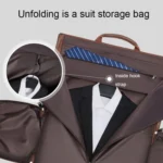 Waterproof Travel Suit Storage Bag Large-capacity Hand-held Crossbody Luggage Bag - Image 4