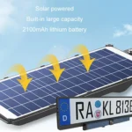 Solar Powered Rear View System Reversing Wireless Transmission Car Camera Display - Image 6