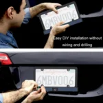 Solar HD Wireless Integrated License Plate Frame Display Camera - Image 11