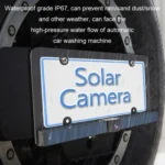 Solar HD Wireless Integrated License Plate Frame Display Camera - Image 7