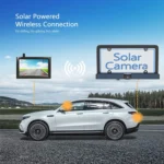 Solar HD Wireless Integrated License Plate Frame Display Camera - Image 10