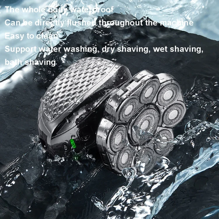TBD06037560_B5.webp 9 Knife Head Multifunctional USB Shaver Full Body Water Washing Shaver Men Hair Bald - Image 6