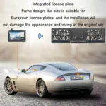 Solar Integrated License Plate Frame Vehicle Camera Wireless Reversing Display - Image 5