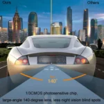Solar Integrated License Plate Frame Vehicle Camera Wireless Reversing Display - Image 9