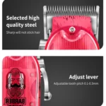 Haircutter Set Transparent Body Oil Head Electric Hair Clipper Men Home Electric Pusher - Image 7