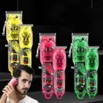 Haircutter Set Transparent Body Oil Head Electric Hair Clipper Men Home Electric Pusher - Image 10