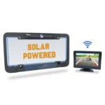 Solar License Plate Frame Wireless Transmission Reversing Camera Display - Image 2