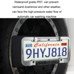 Solar License Plate Frame Wireless Transmission Reversing Camera Display - Image 7