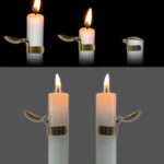 Automatic Candle Extinguisher Metal Candle Extinguishing Fire Clamp Candle Extinguisory Cover - Image 6