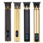 USB Rechargeable Digital Display Engraving Ceramic Knife Electric Hair Clipper - Image 2