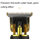 USB Rechargeable Digital Display Engraving Ceramic Knife Electric Hair Clipper - Image 3