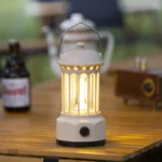 Battery Model COB Portable Outdoor Camping Lamp Atmosphere Tent Lamp Retro Lamp - Image 2