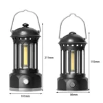 Battery Model COB Portable Outdoor Camping Lamp Atmosphere Tent Lamp Retro Lamp - Image 3