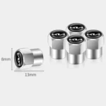 3sets For KIA KN Car Tire Valve Core Decorative Metal Cap - Image 2