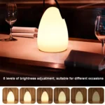 16 Colors LED Night Light with Handle Hanging Lantern USB Rechargeable Table Lamp - Image 6