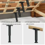 Bed Board Support Weight-Bearing Bracket Bed Leg Support Foot Rest - Image 3