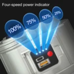 C52 Multifunctional Solar Camping Light Zoomable Waterproof Tent Light With USB Output - Image 8