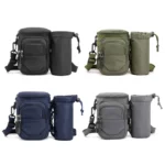 Men Shoulder Crossbody Bag Waist Pack With Removable Mug Pocket - Image 3