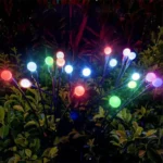 2sets Solar Firefly Lights Christmas Outdoor Garden Waterproof Lawn Lights - Image 6