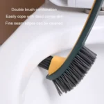 Double-sided Soft Hair Toilet Brush Toilet Long Handle Cleaning Brush - Image 4