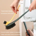 Double-sided Soft Hair Toilet Brush Toilet Long Handle Cleaning Brush - Image 5