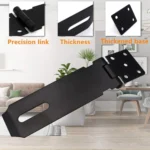 201 Stainless Steel Waterproof Lock Cabinet Door Hanging Lock Tool - Image 4