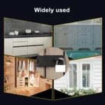 201 Stainless Steel Waterproof Lock Cabinet Door Hanging Lock Tool - Image 5