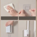 Household Wall Mounted Long Handle Disposable Toilet Brush Set - Image 12