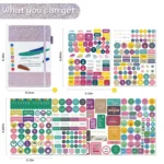 A5 Starry Sky Undated Planner Journal Financial Notebook - Image 2