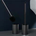 Bathroom Stainless Steel Base Leak-Proof Toilet Brush Set - Image 11