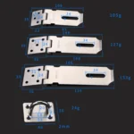 304 Stainless Steel Locking Plate Anti-Theft Hitch - Image 2