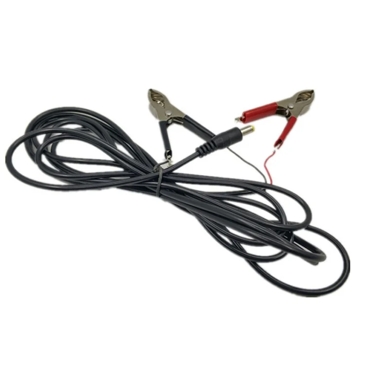 TBD06037687.webp 3m DC Battery Clip Line Male Head Rotary Crocodile Cable DC 12V/24V Universal Audio Connection Line - Image 1